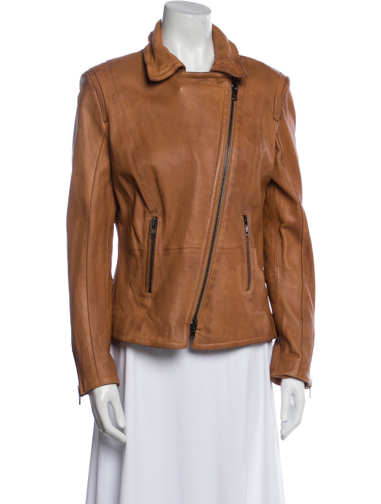 Schyia Lambskin Biker Jacket