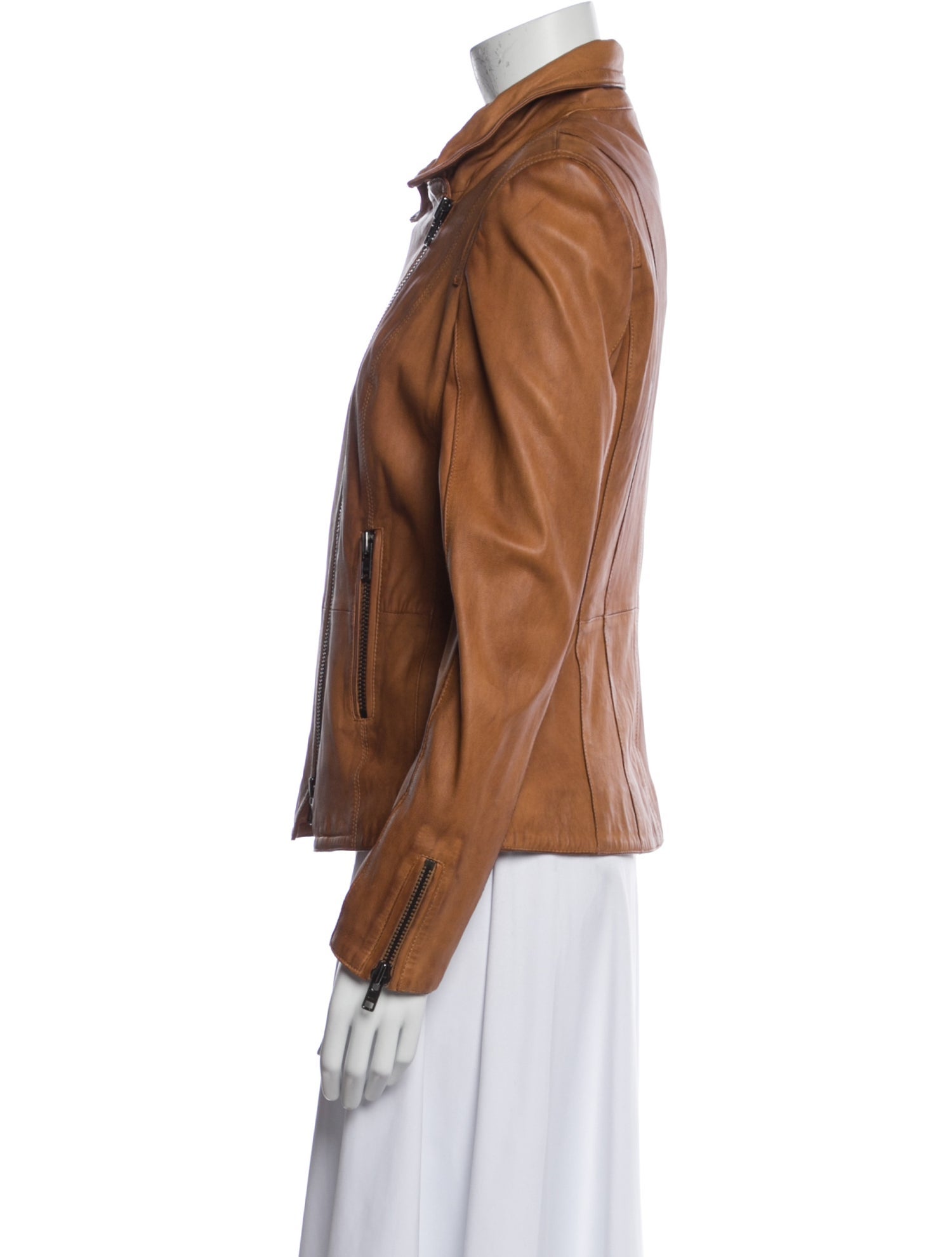 Schyia Lambskin Biker Jacket