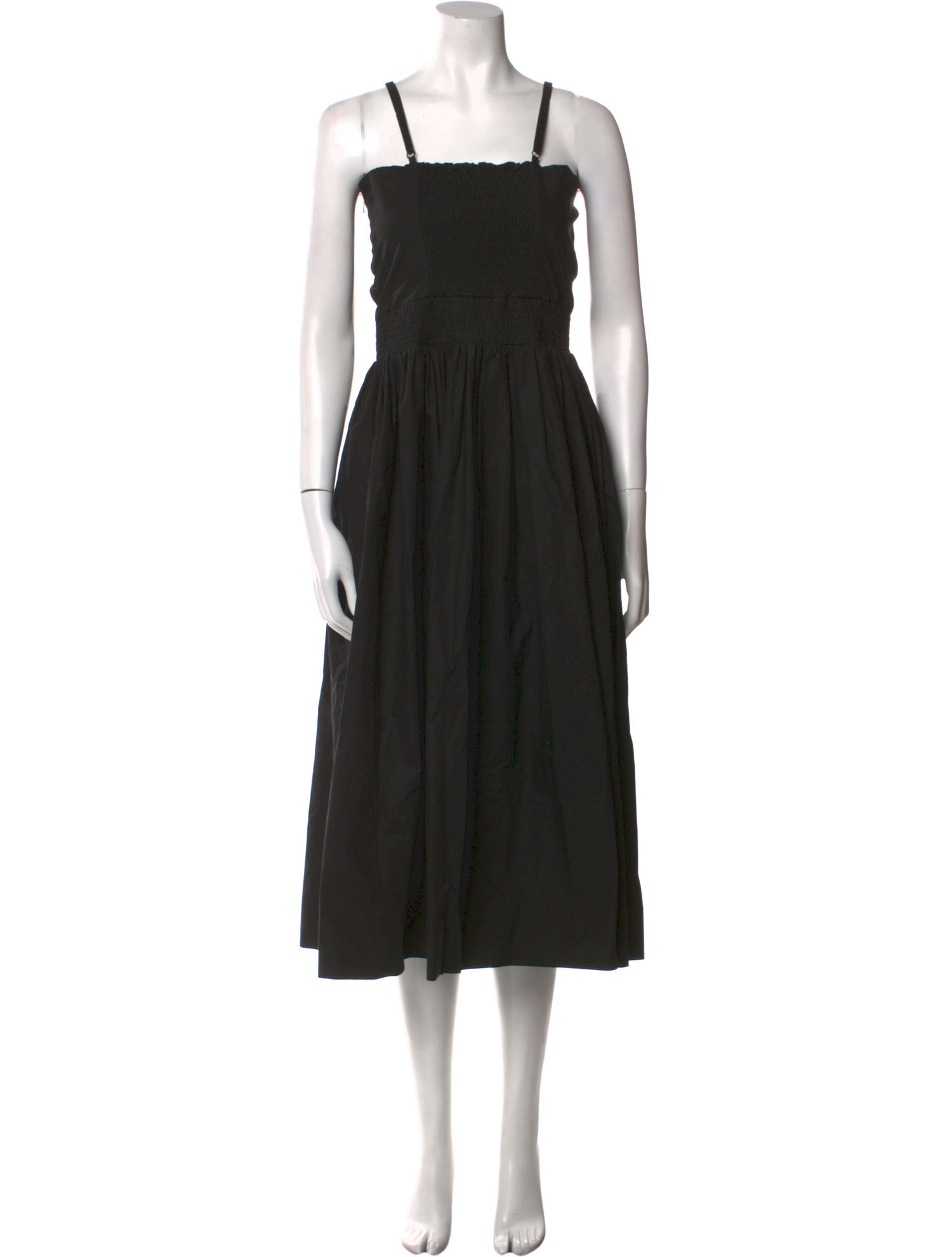 Santicler Square Neckline Midi Length Dress