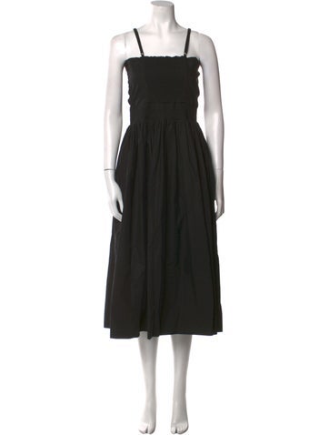 Santicler Dresses Square Neckline Midi Length Dress XS