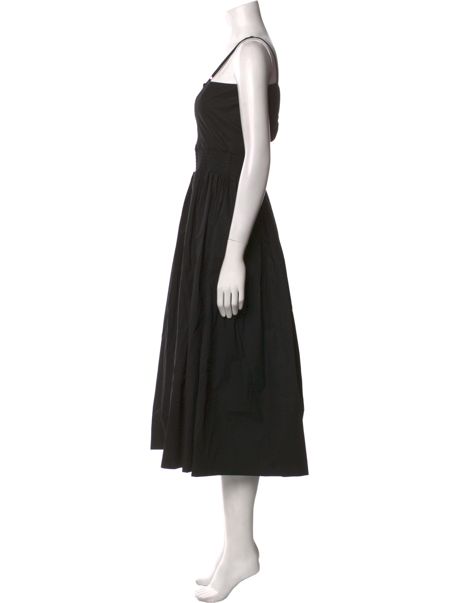 Santicler Square Neckline Midi Length Dress