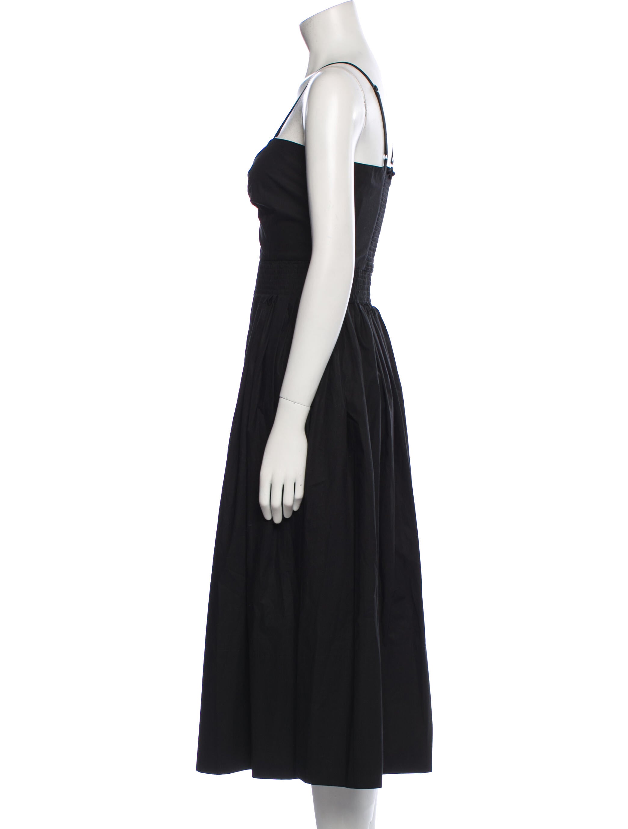 Santicler V-Neck Midi Length Dress