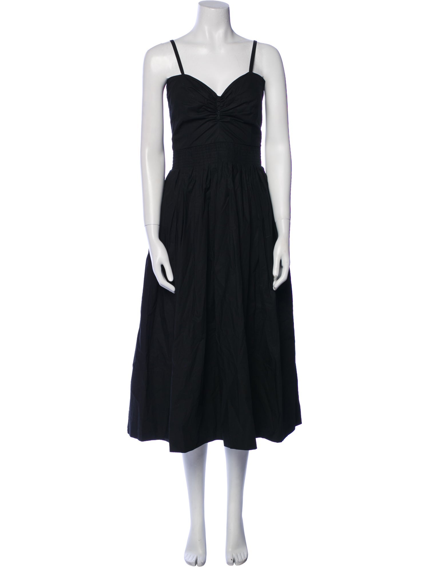 Santicler V-Neck Midi Length Dress