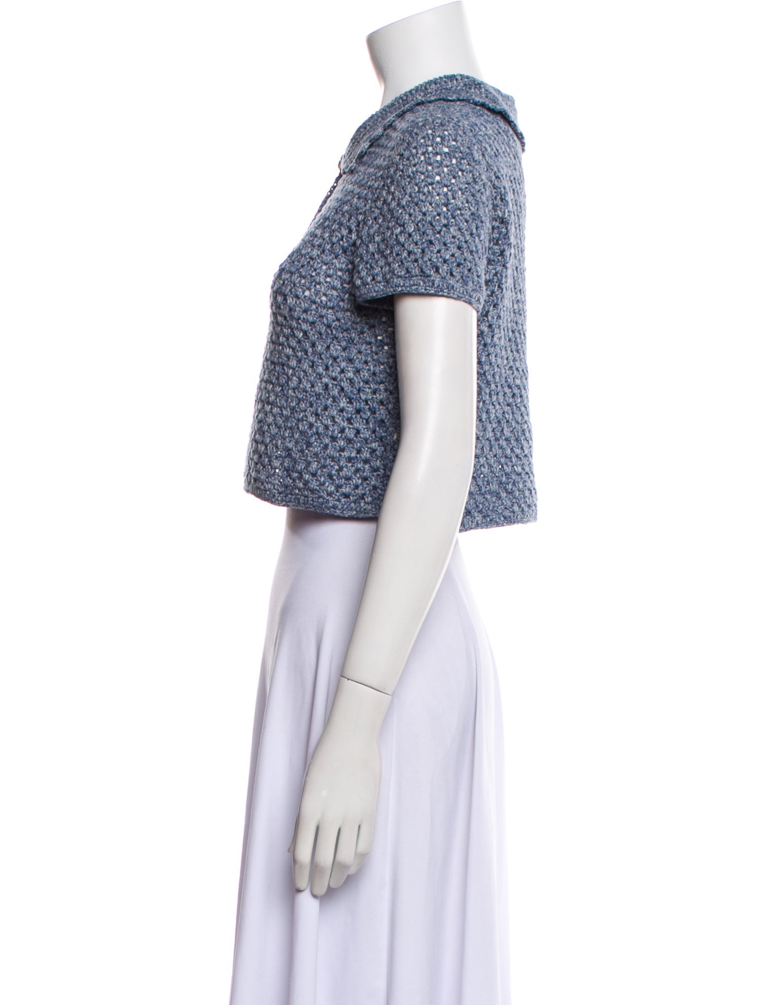 Santicler Short Sleeve Crop Top