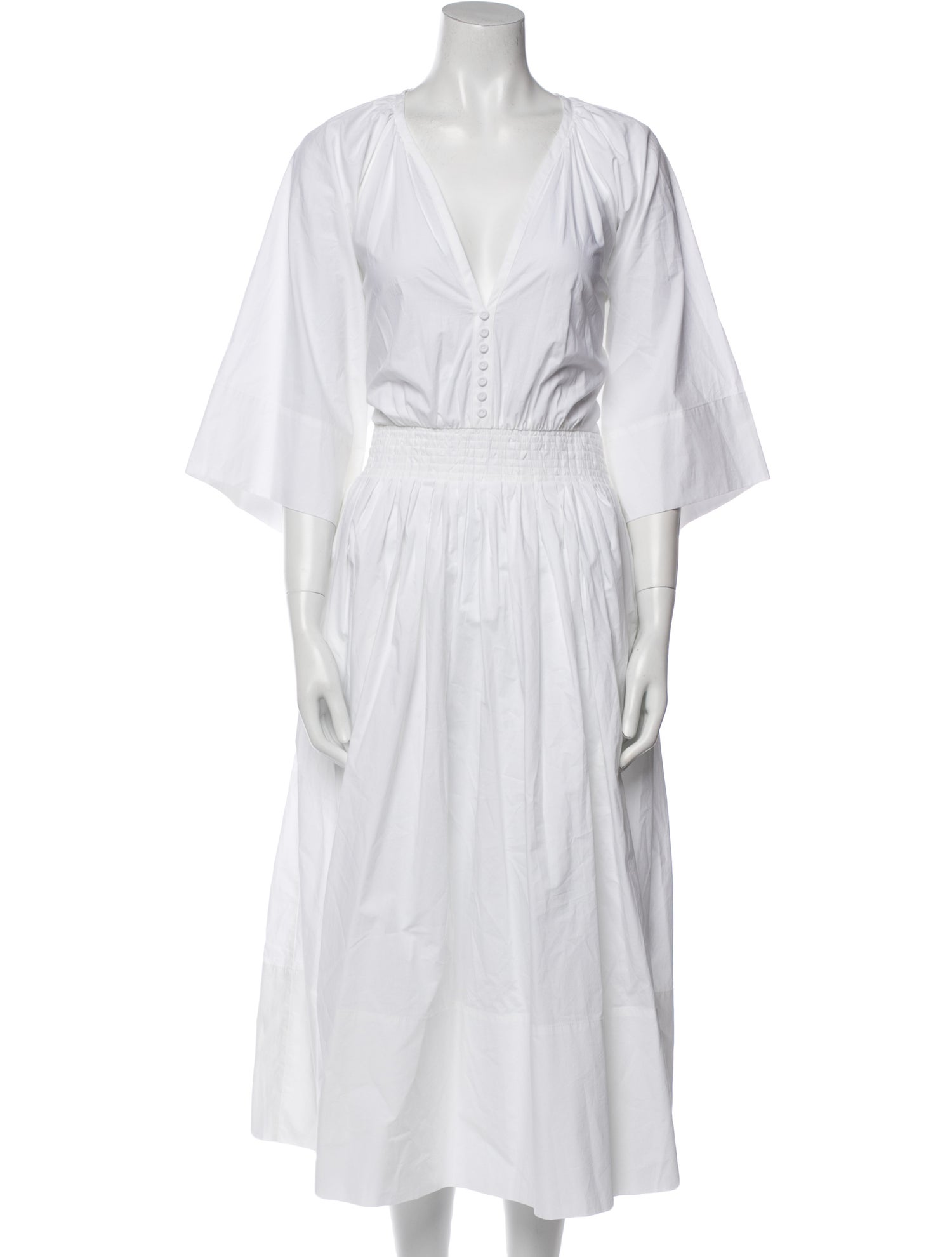 Santicler V-Neck Long Dress