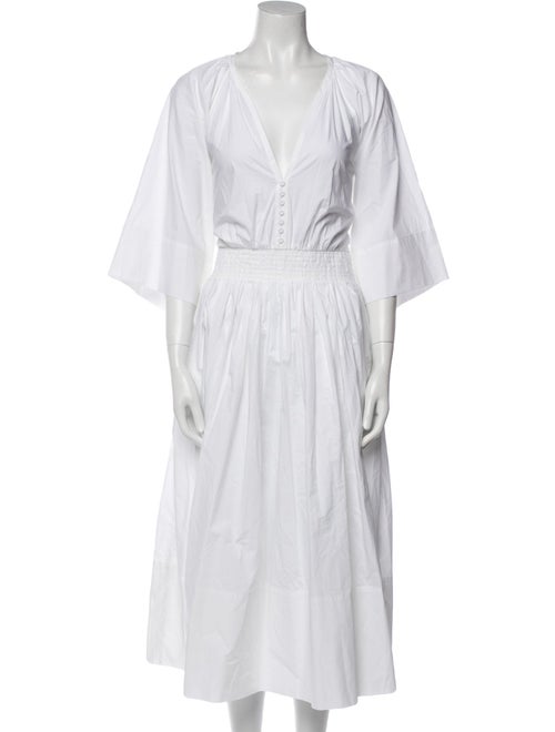 Santicler V-Neck Long Dress