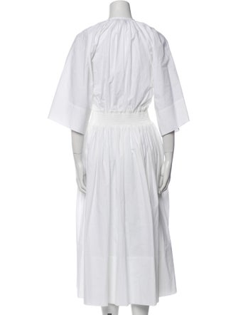 Santicler V-Neck Long Dress