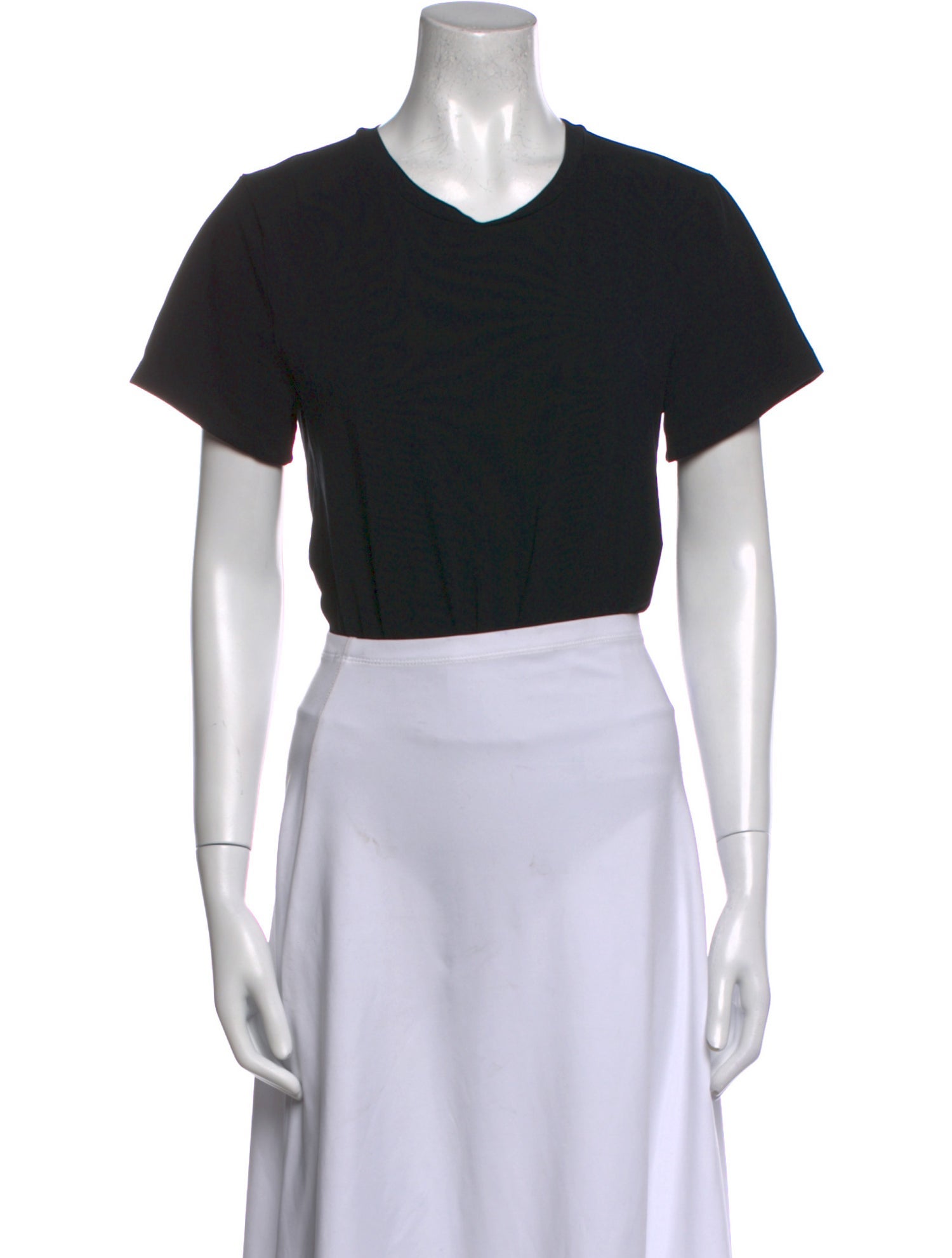 Santicler Crew Neck Short Sleeve Crop Top