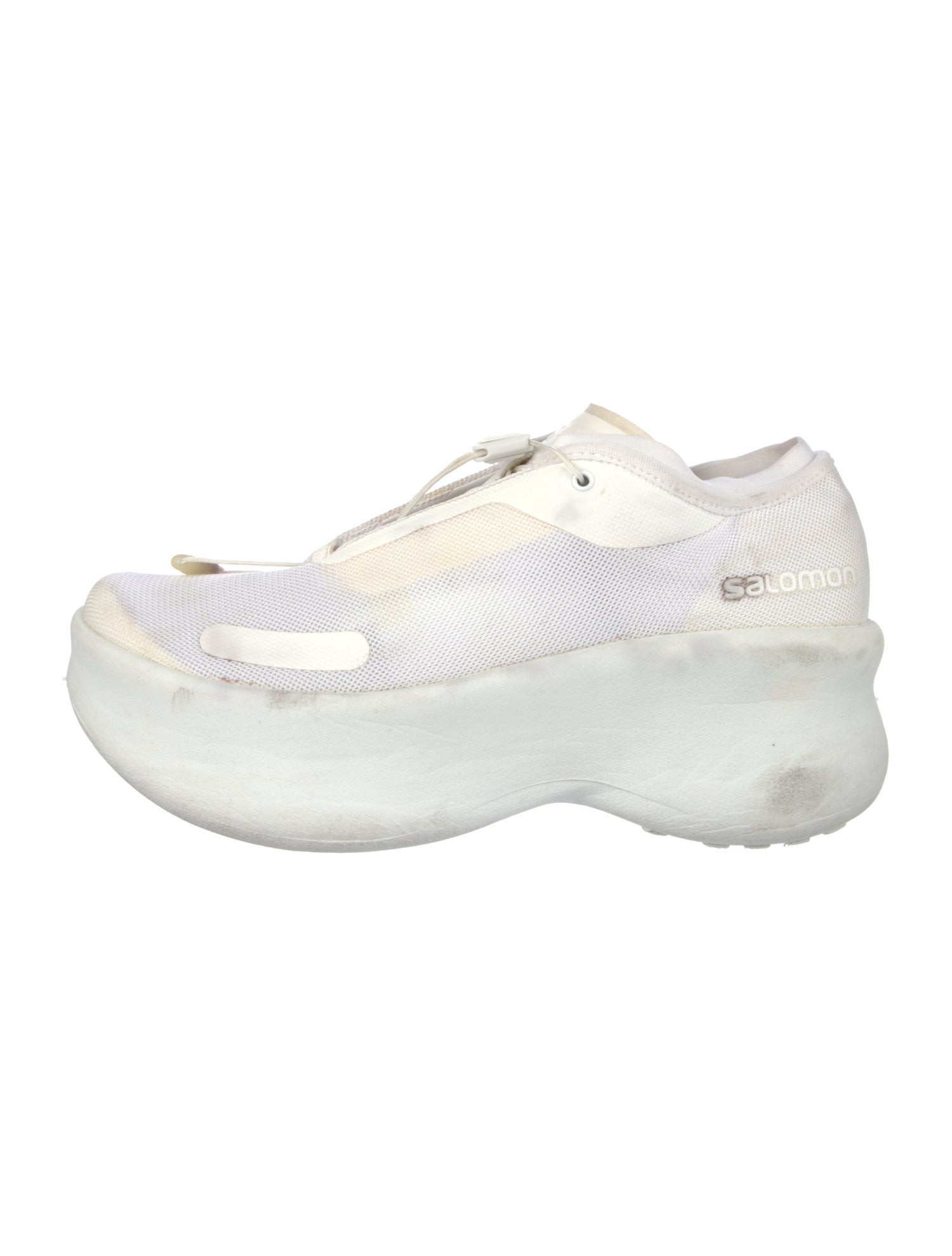 Y0531 adidas x Yohji Yamamoto Leather Printed Sneakers - Neutrals