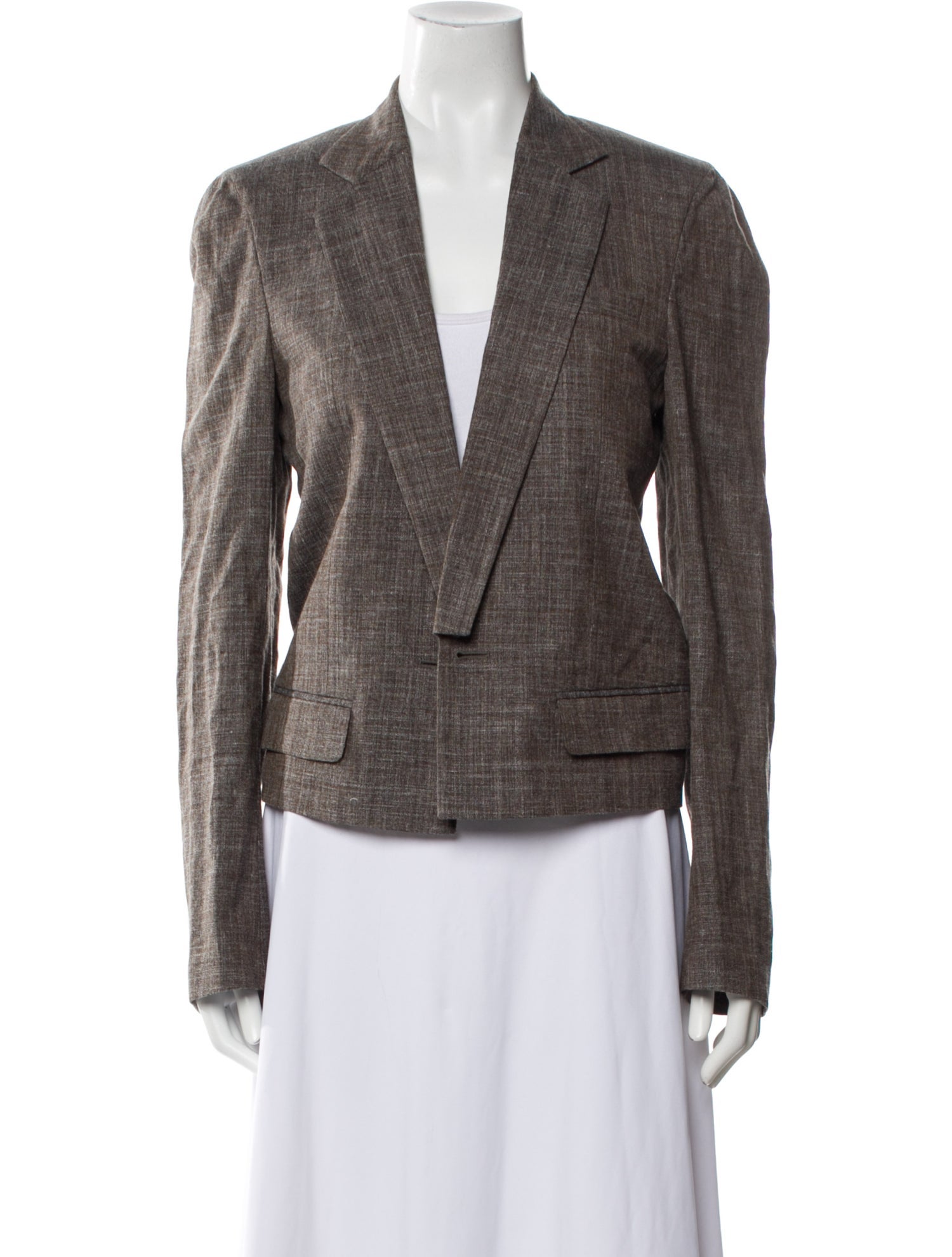 Sartorial Eyes Plaid Print Blazer