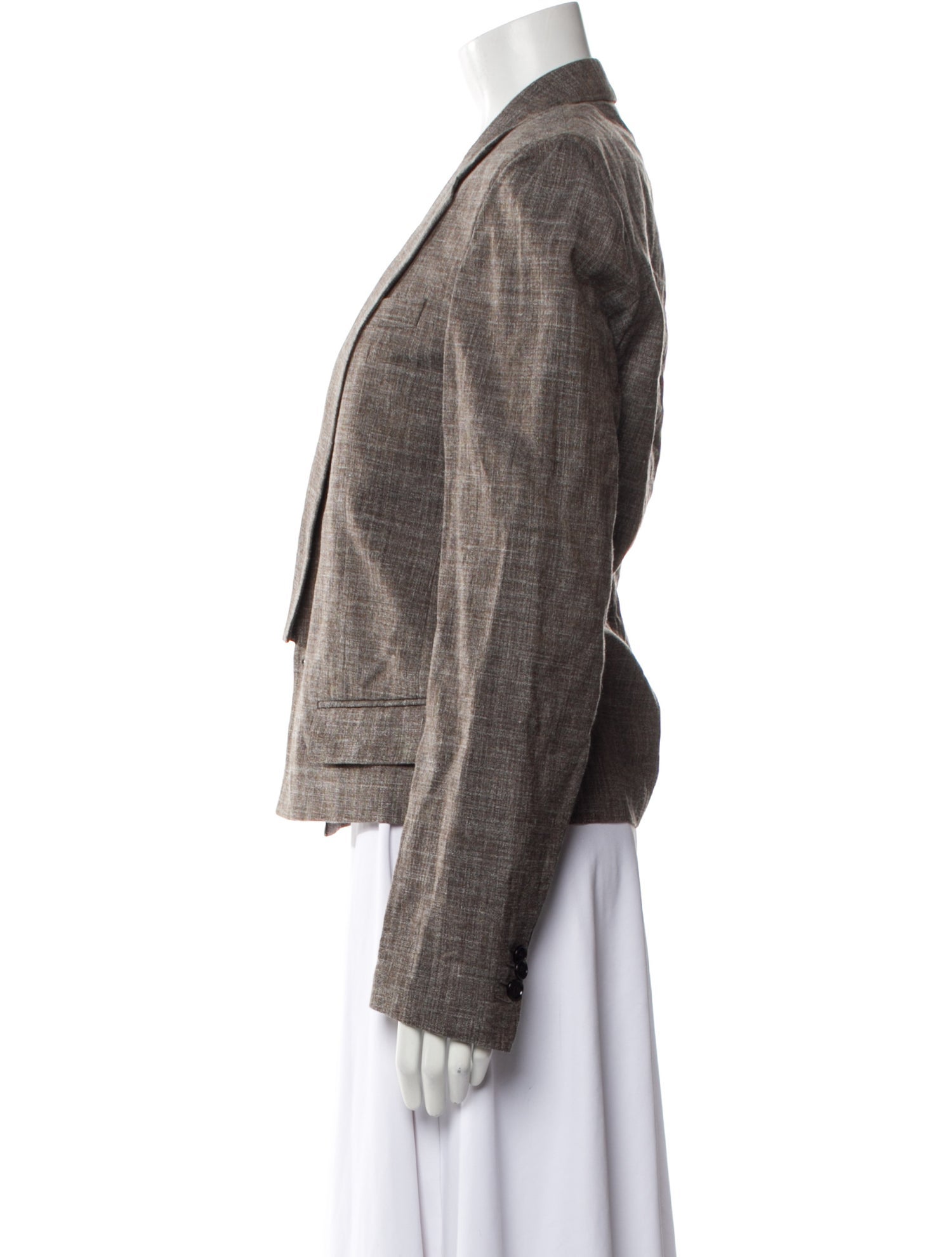 Sartorial Eyes Plaid Print Blazer