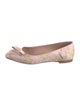 Sarah Flint x Gracie Satin Floral Print Flats
