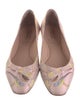 Sarah Flint x Gracie Satin Floral Print Flats