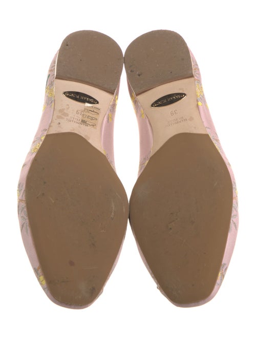 Sarah Flint x Gracie Satin Floral Print Flats