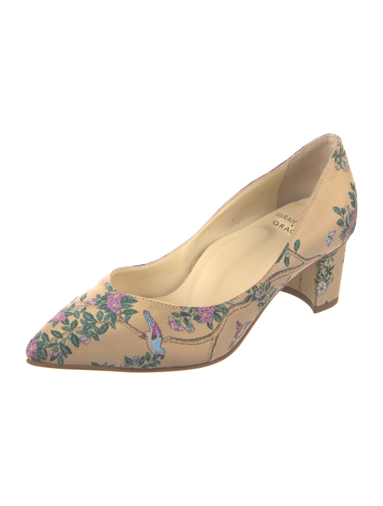 Sarah Flint x Gracie Floral Print Pumps