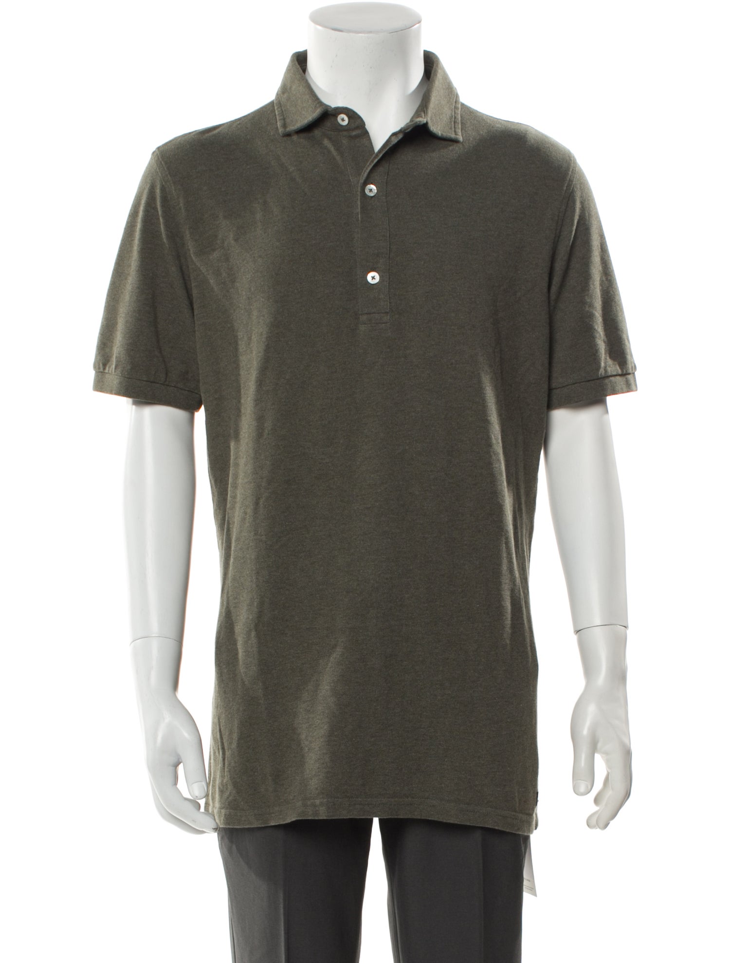 Wahts Collar Short Sleeve Polo Shirt