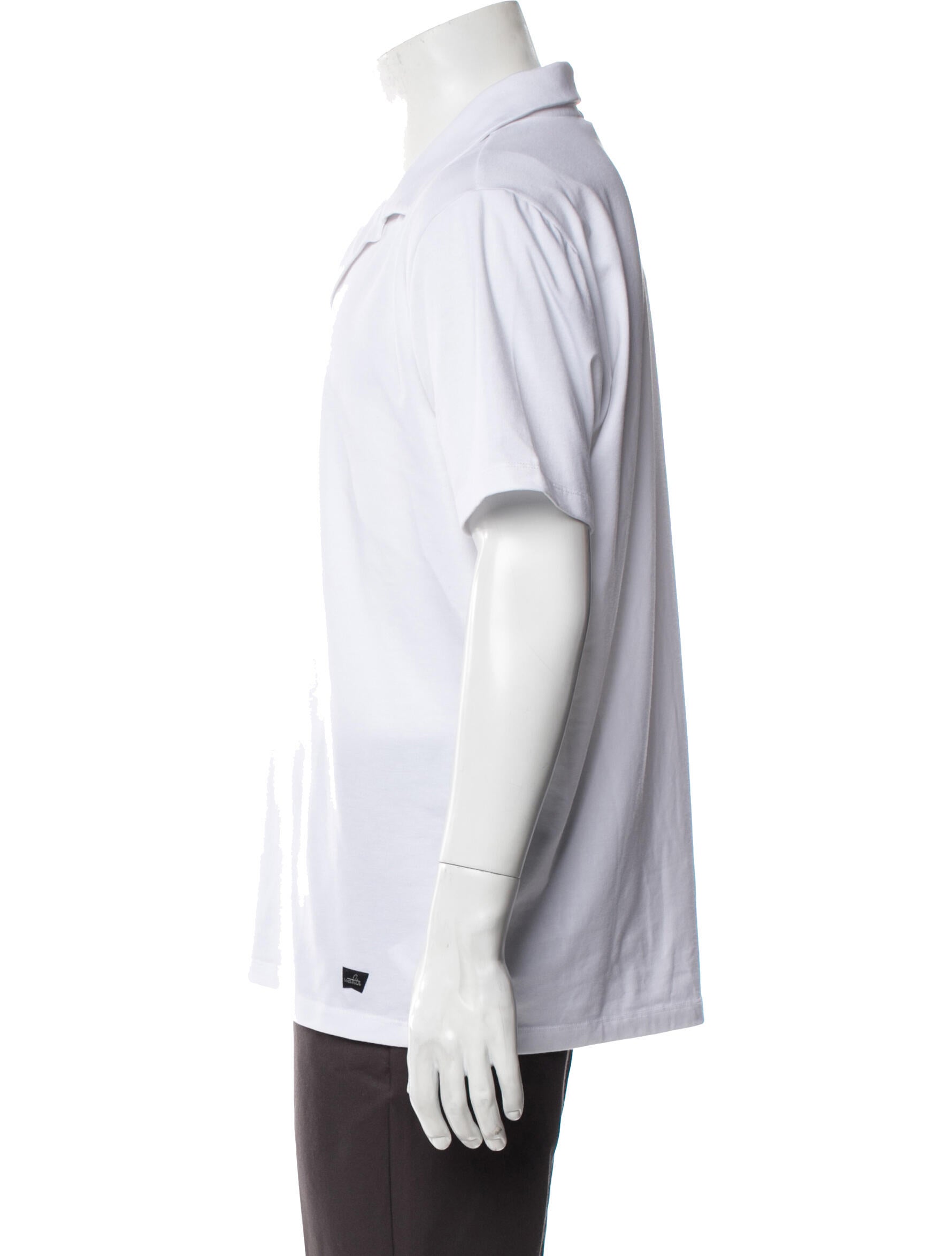 Wahts Collar Short Sleeve Polo Shirt