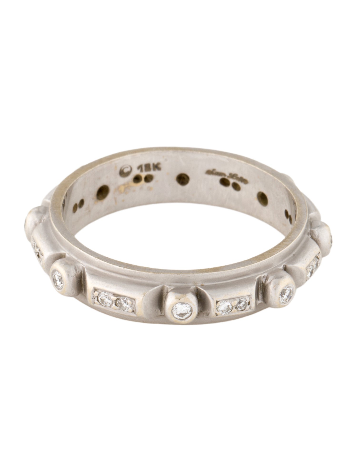 Sam Lehr 18K Diamond Eternity Band