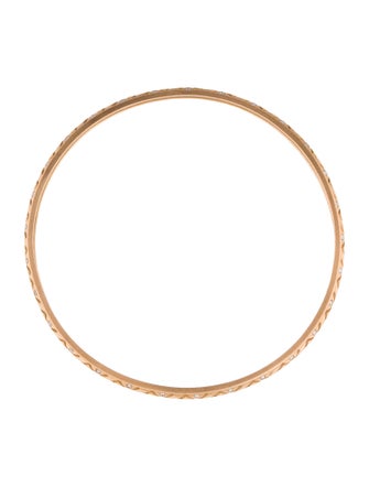 Sam Lehr 18K Diamond Bangle Bracelet
