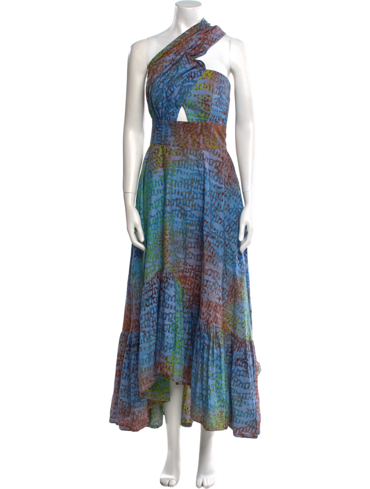 Sika'a Printed Long Dress