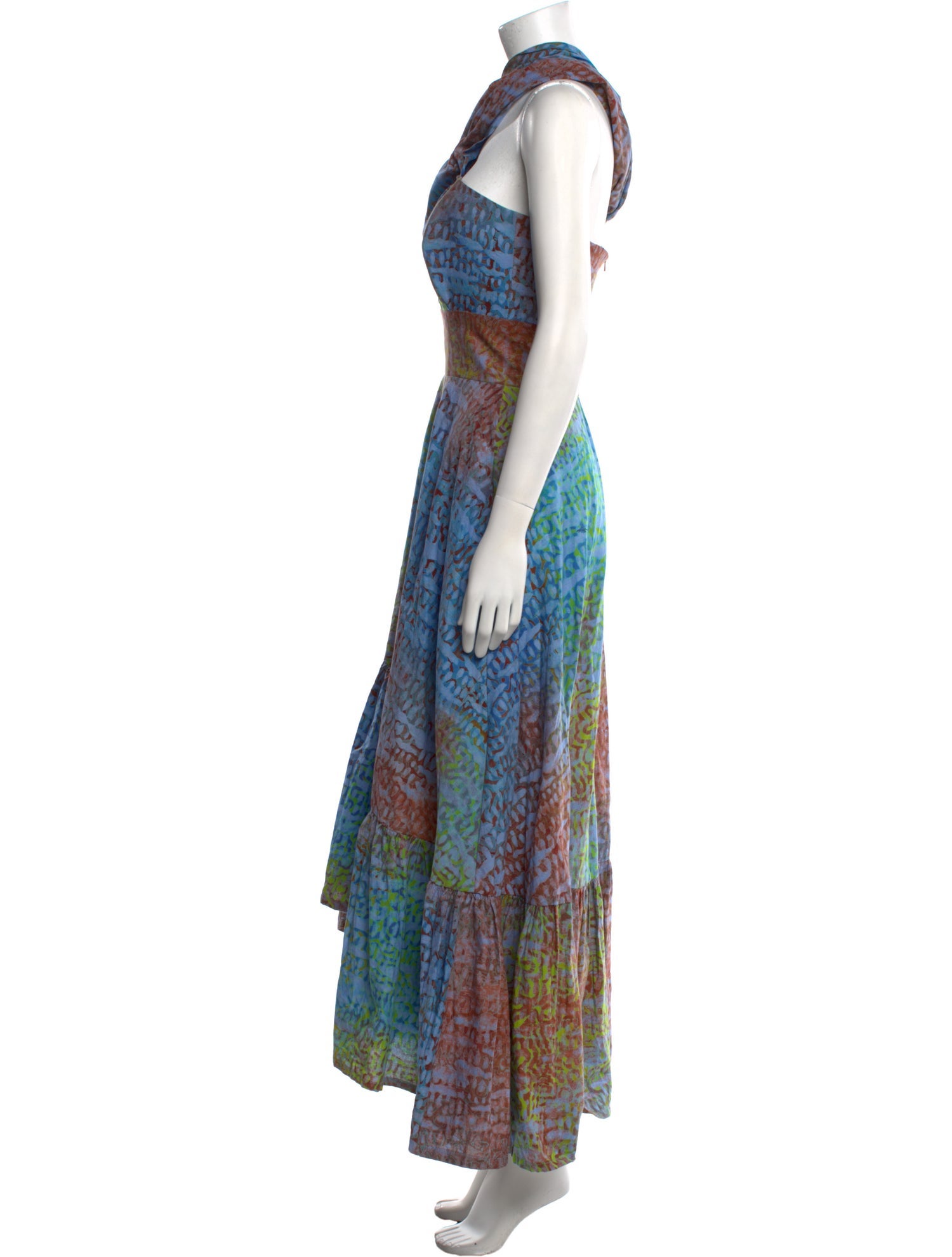 Sika'a Printed Long Dress