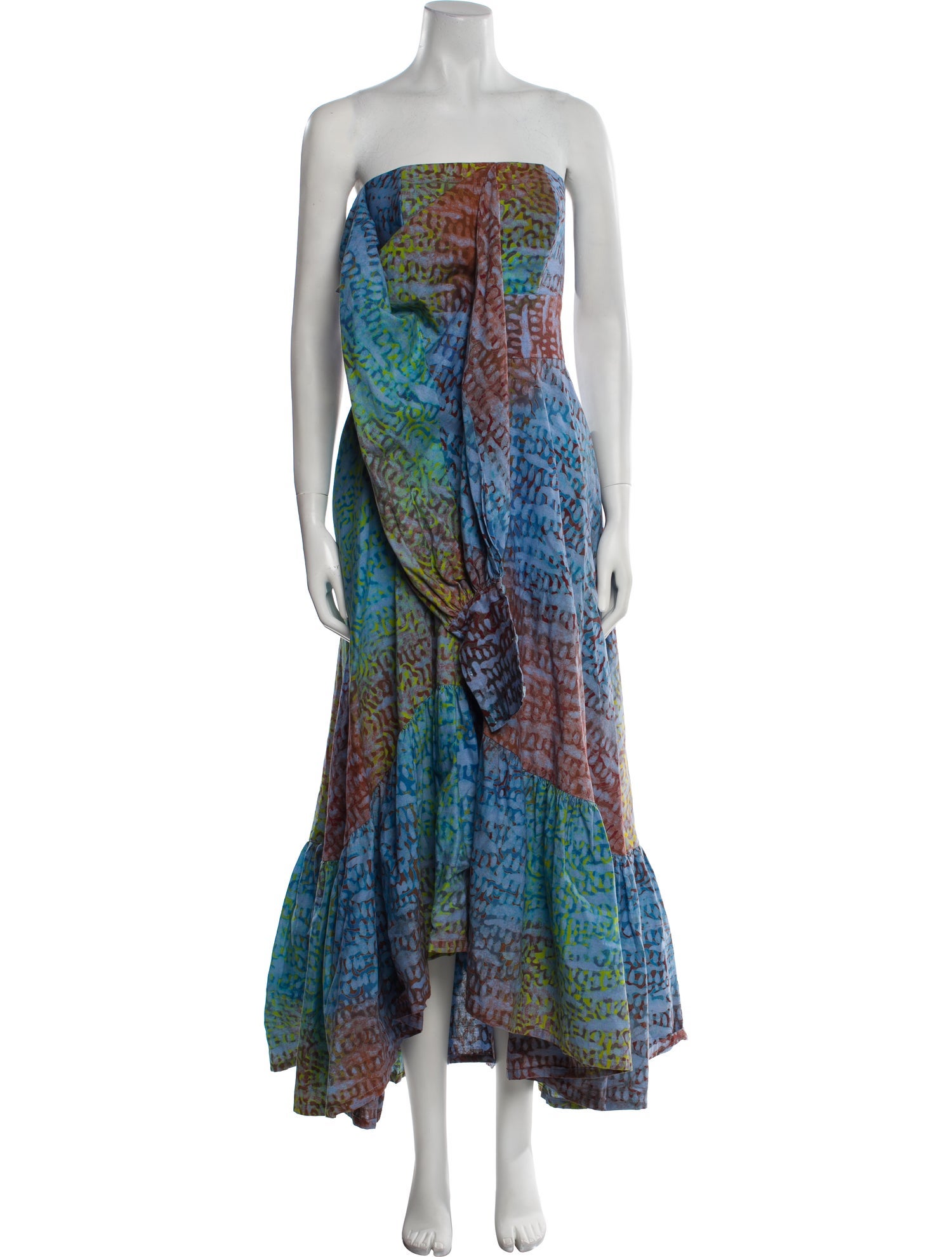 Sika'a Printed Long Dress