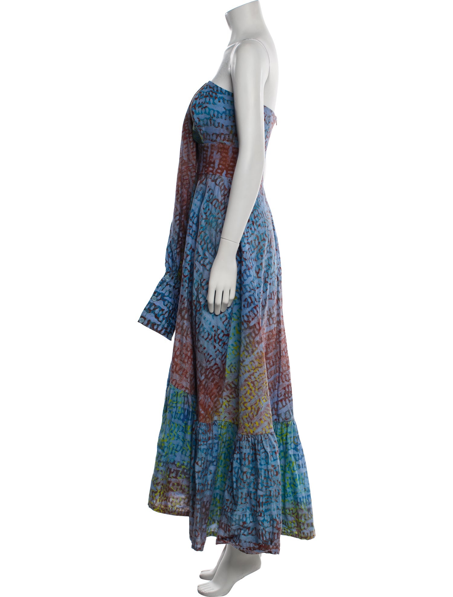 Sika'a Printed Long Dress