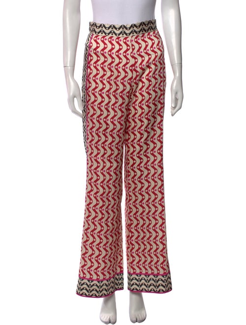 Sandro x Louis Barthélémy Printed Wide Leg Pants