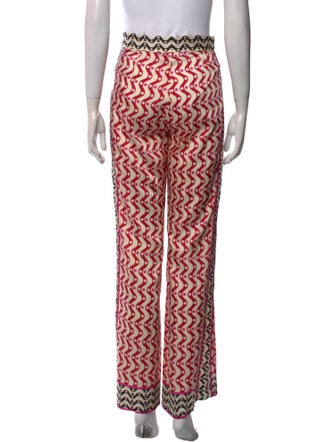 Sandro x Louis Barthélémy Printed Wide Leg Pants