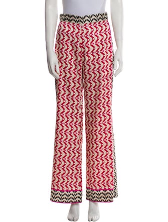 Sandro x Louis Barthélémy Printed Wide Leg Pants