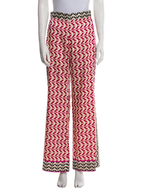 Sandro x Louis Barthélémy Printed Wide Leg Pants