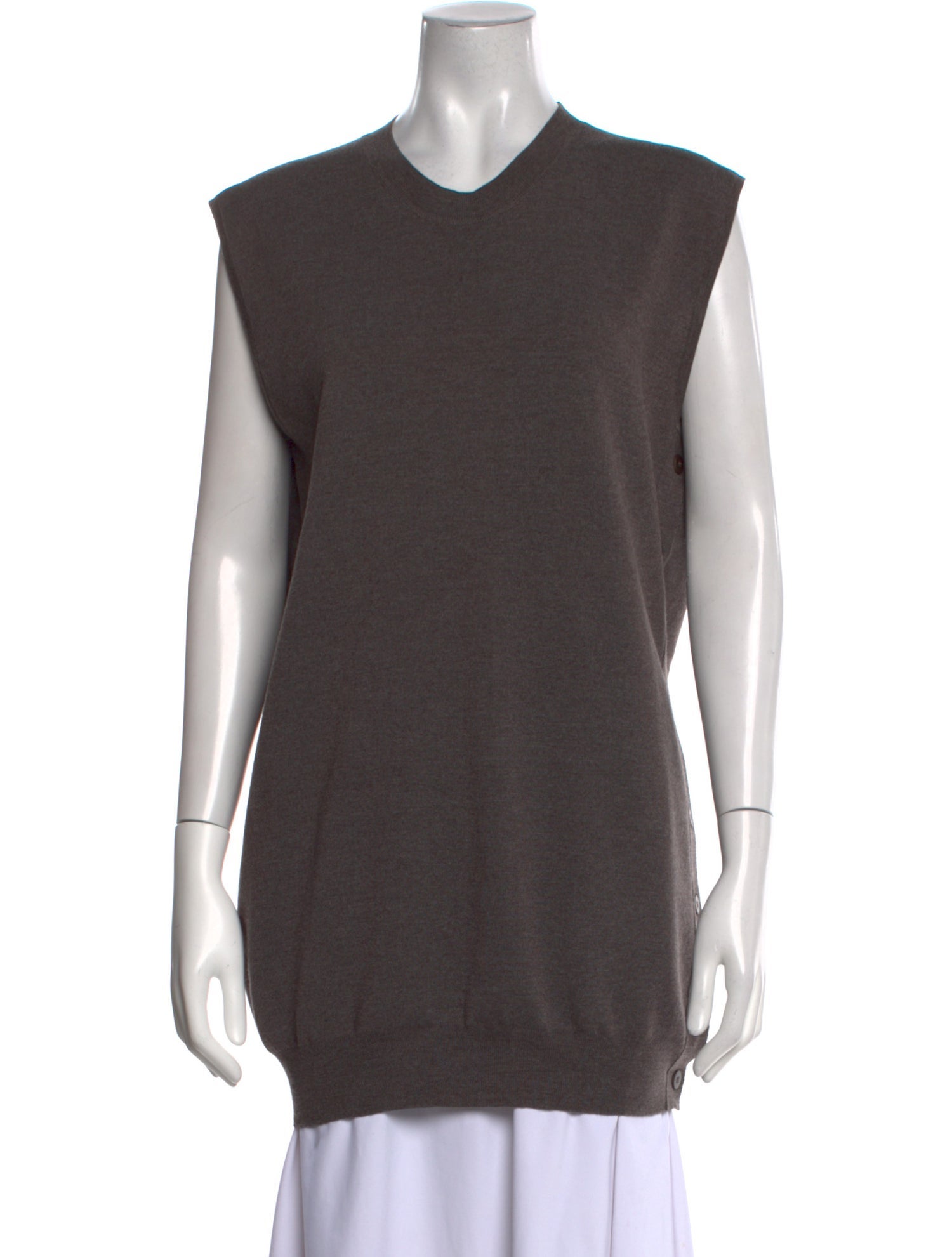 Sa Su Phi Virgin Wool Crew Neck Tunic