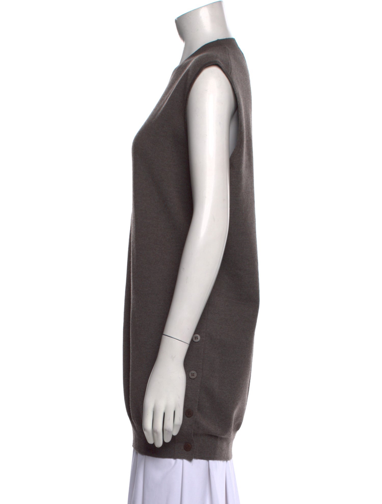 Sa Su Phi Virgin Wool Crew Neck Tunic