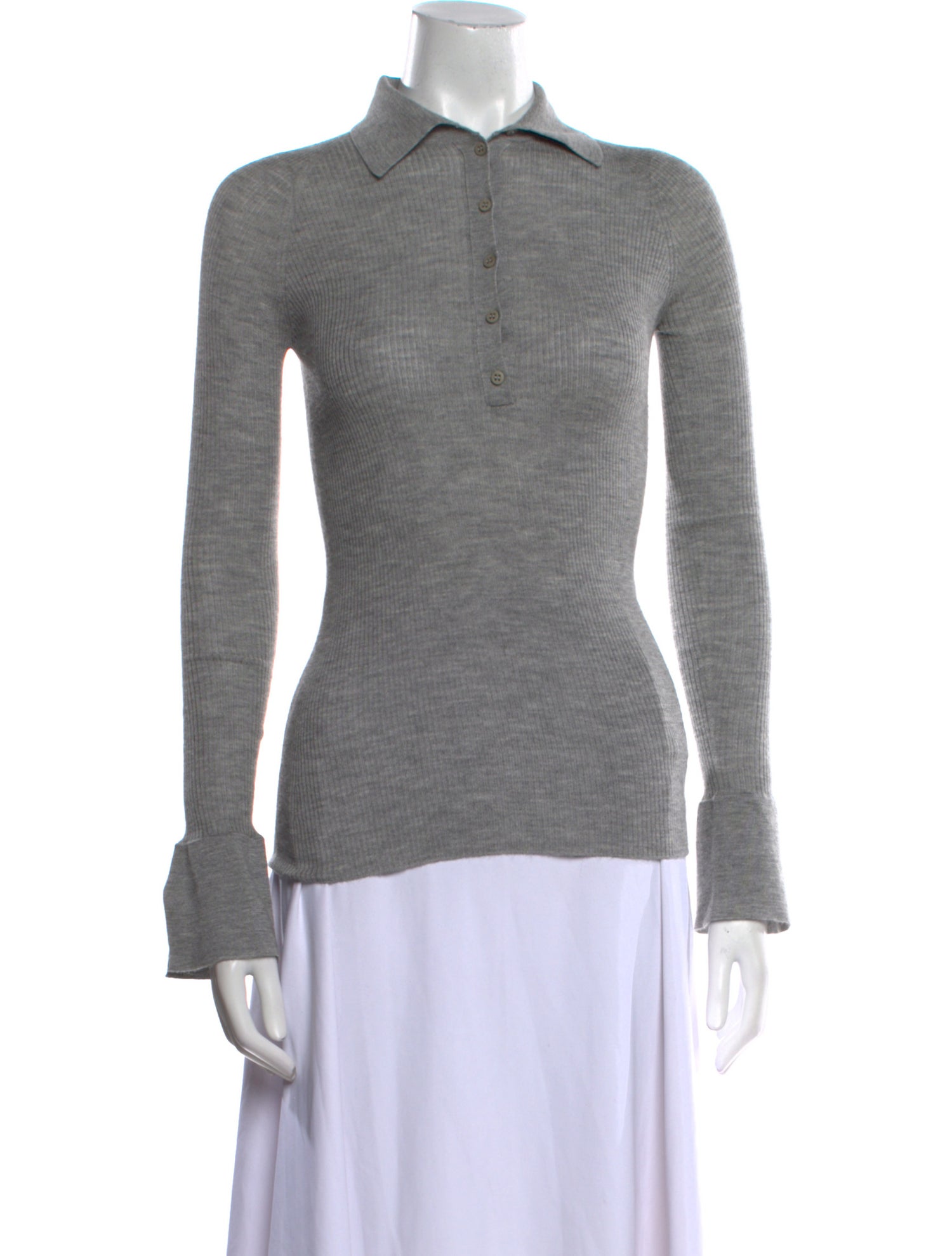 Sa Su Phi Cashmere Long Sleeve Polo