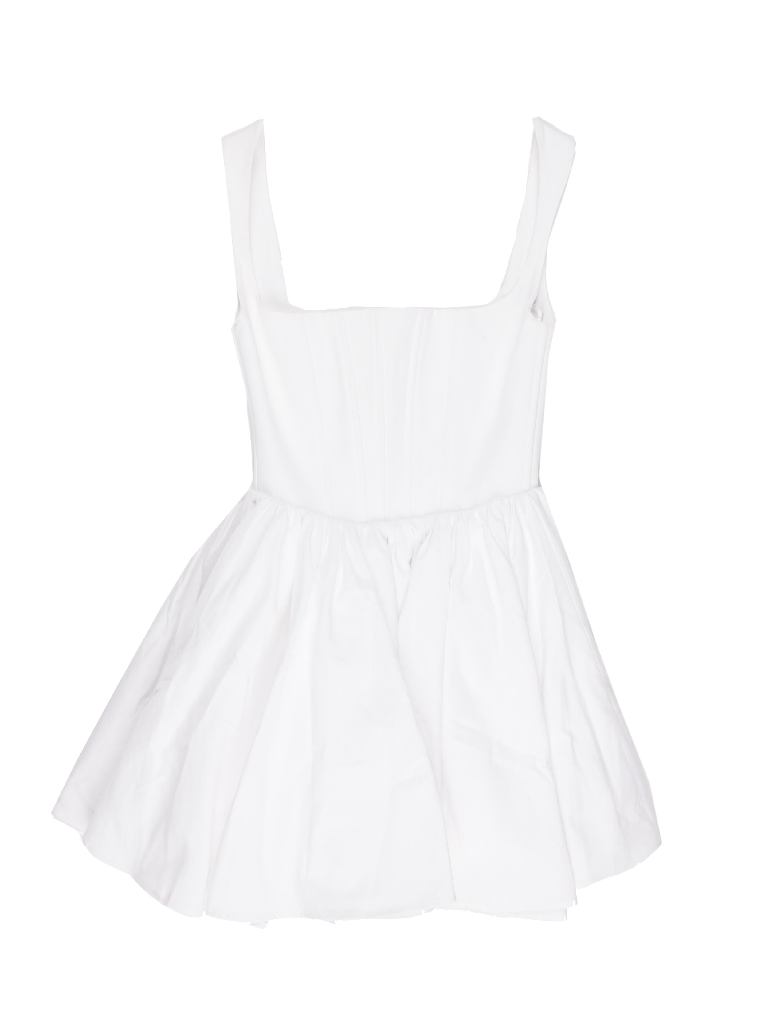 Silvia Astore Square Neckline Mini Dress