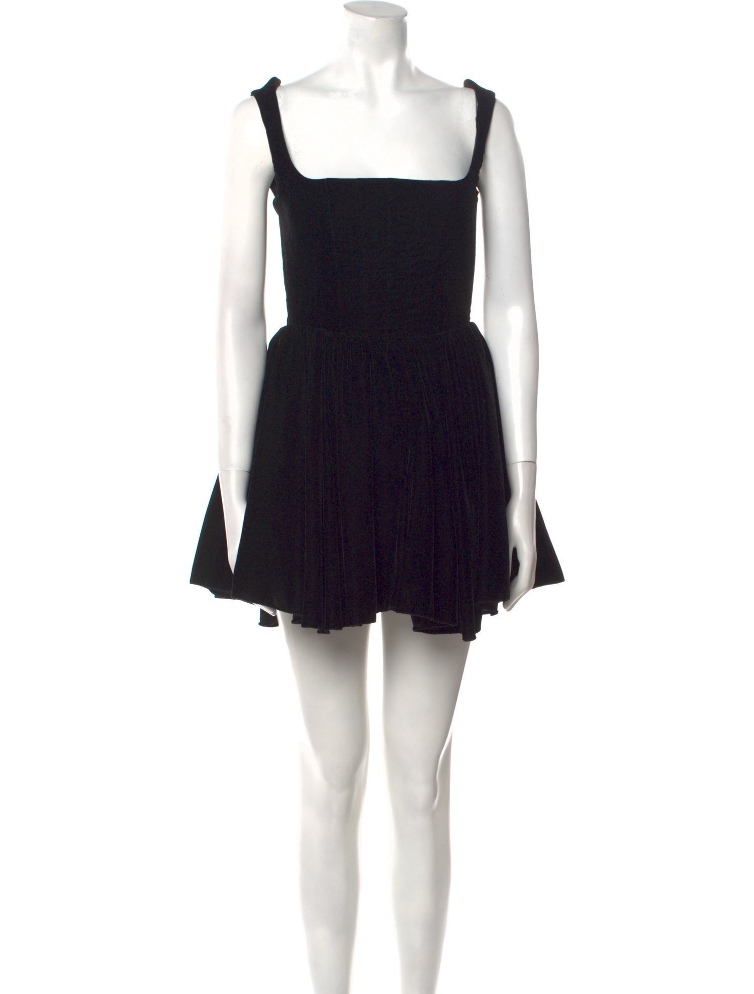 Silvia Astore Square Neckline Mini Dress