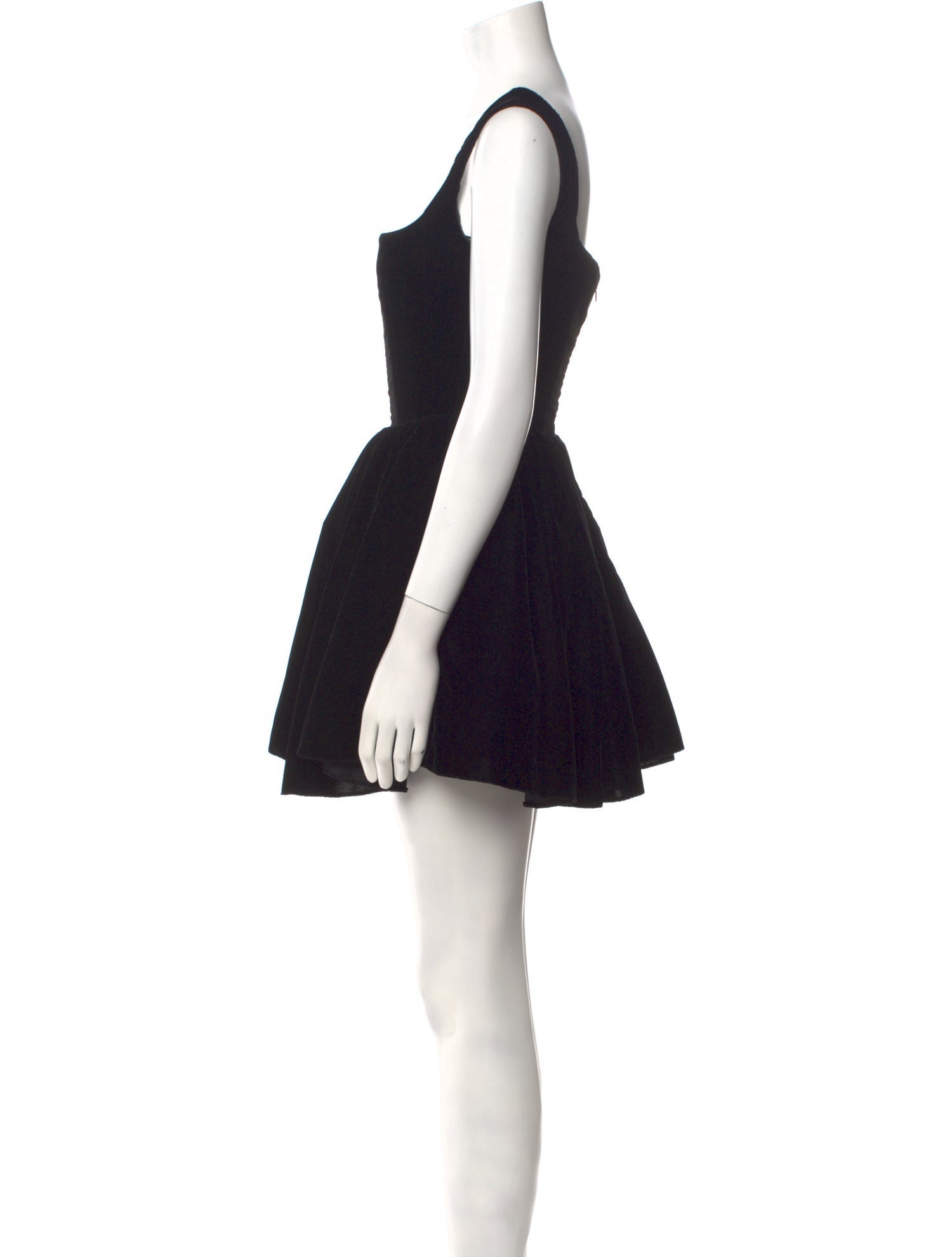 Silvia Astore Square Neckline Mini Dress