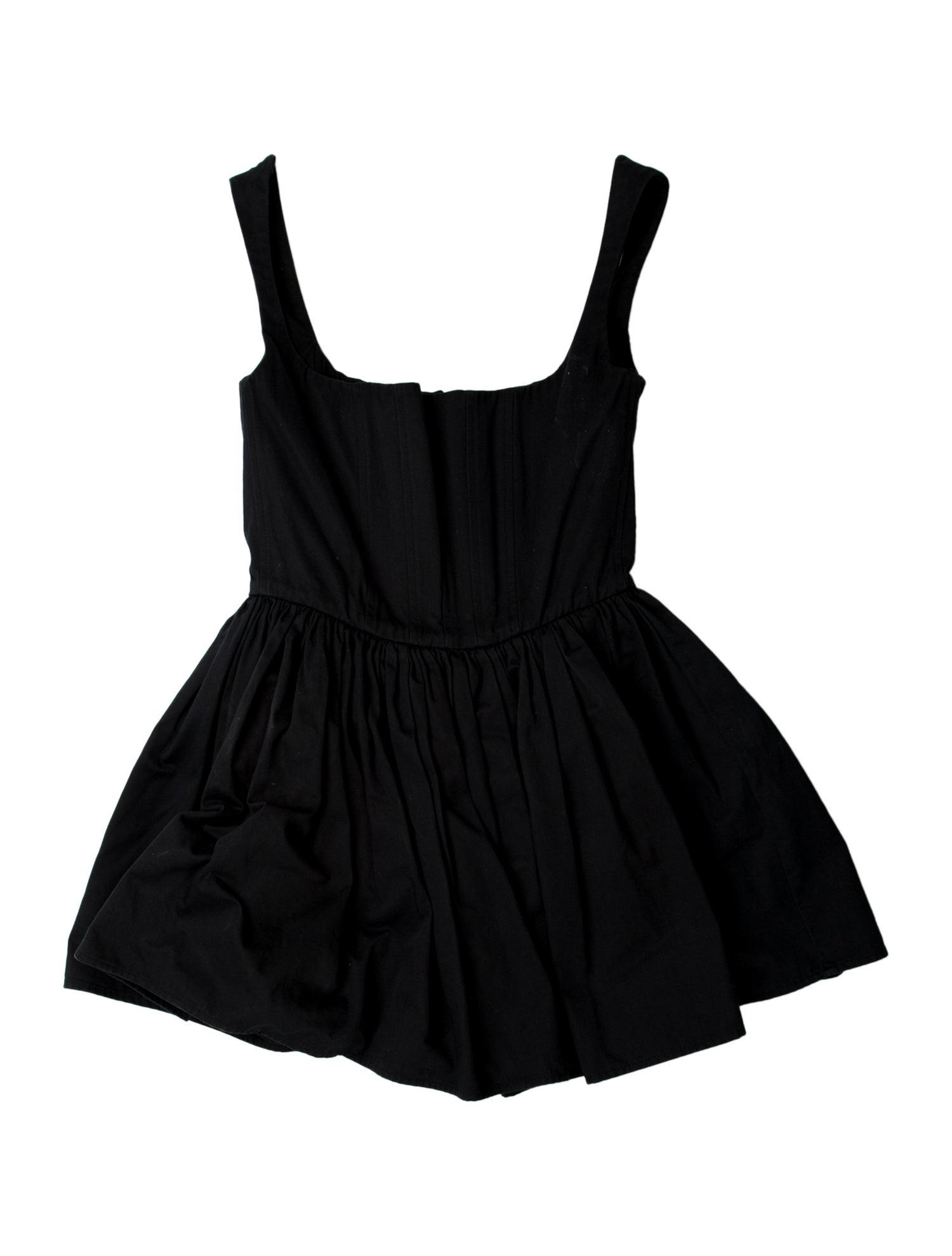 Silvia Astore Square Neckline Mini Dress