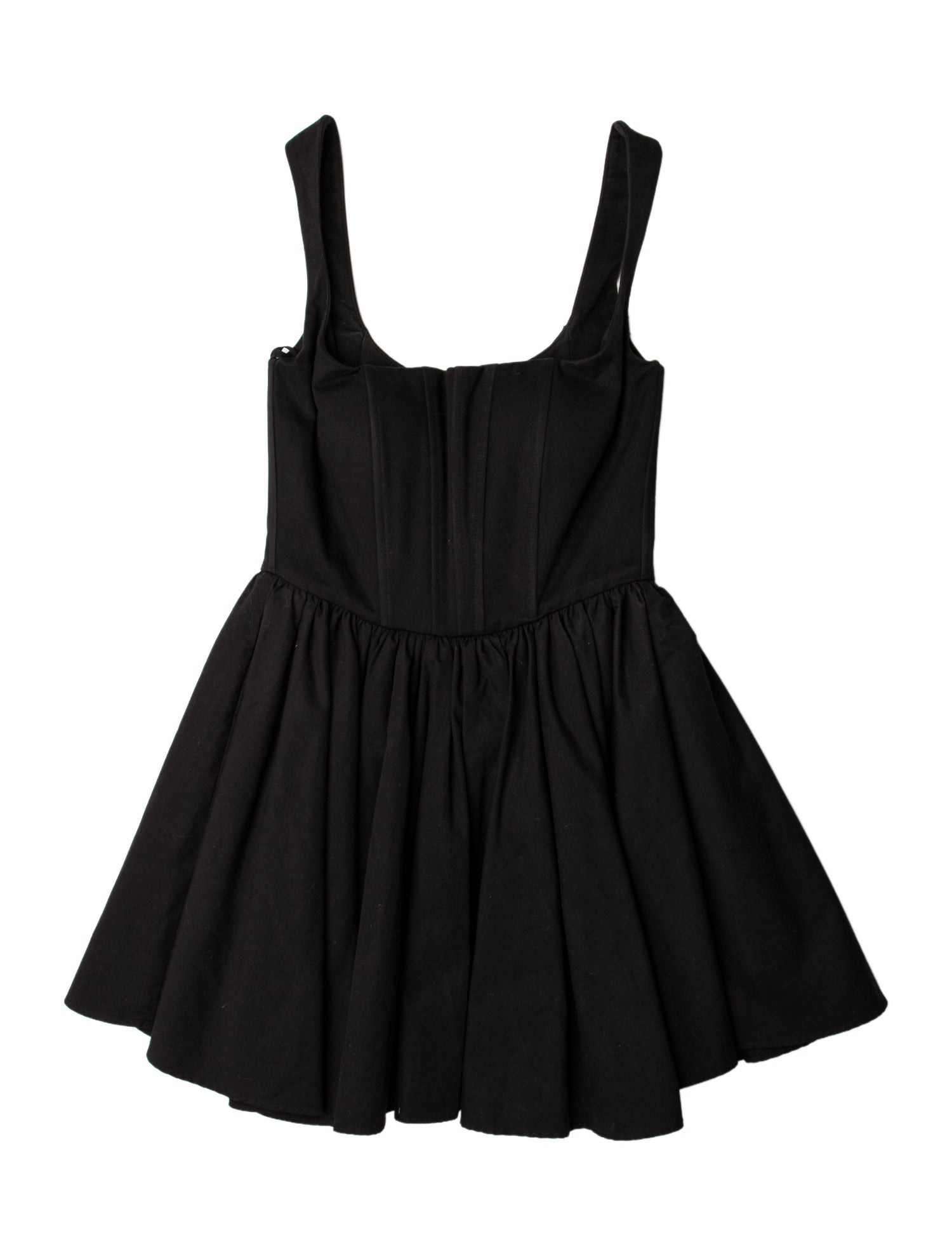 Silvia Astore Scoop Neck Mini Dress