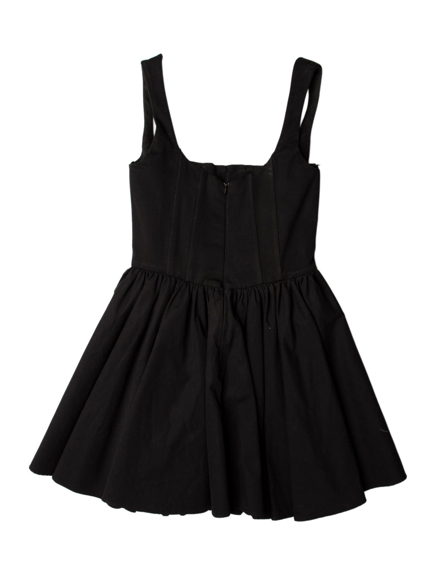 Silvia Astore Scoop Neck Mini Dress