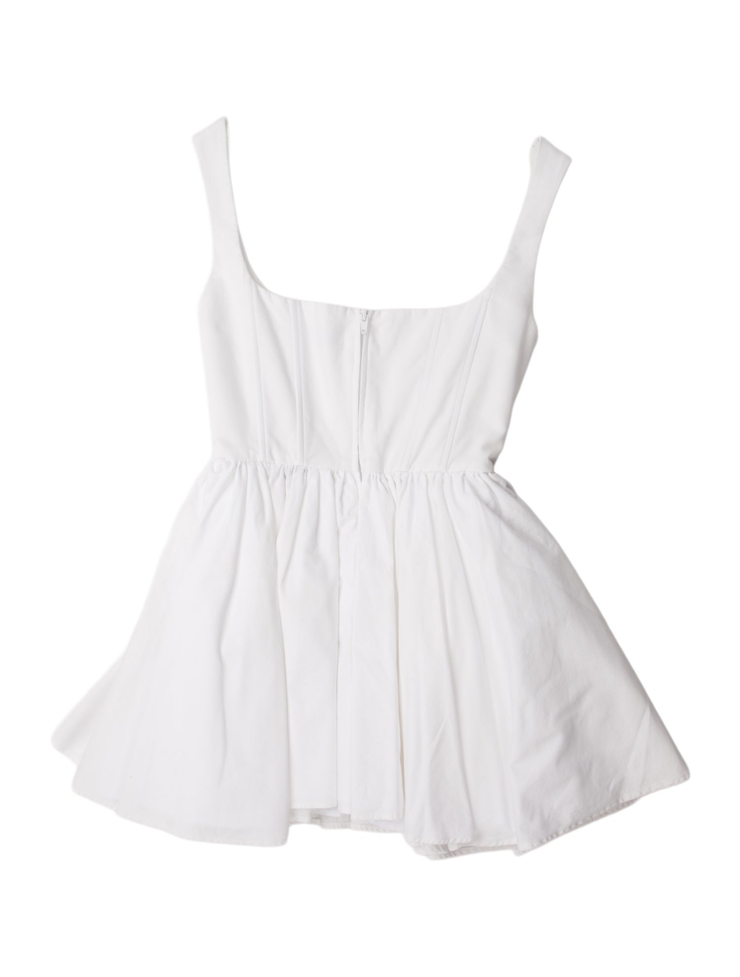 Silvia Astore Square Neckline Mini Dress