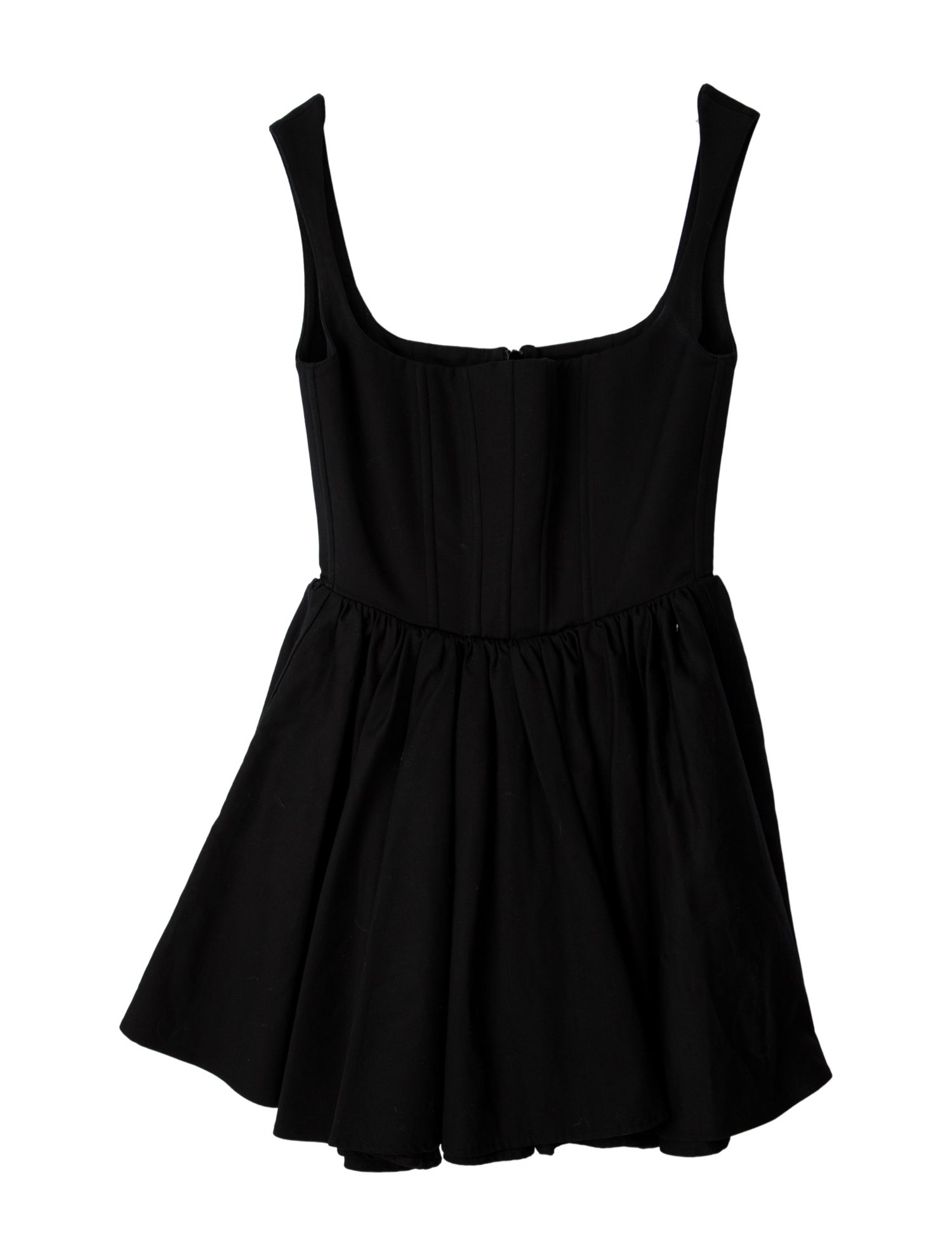 Silvia Astore Square Neckline Mini Dress