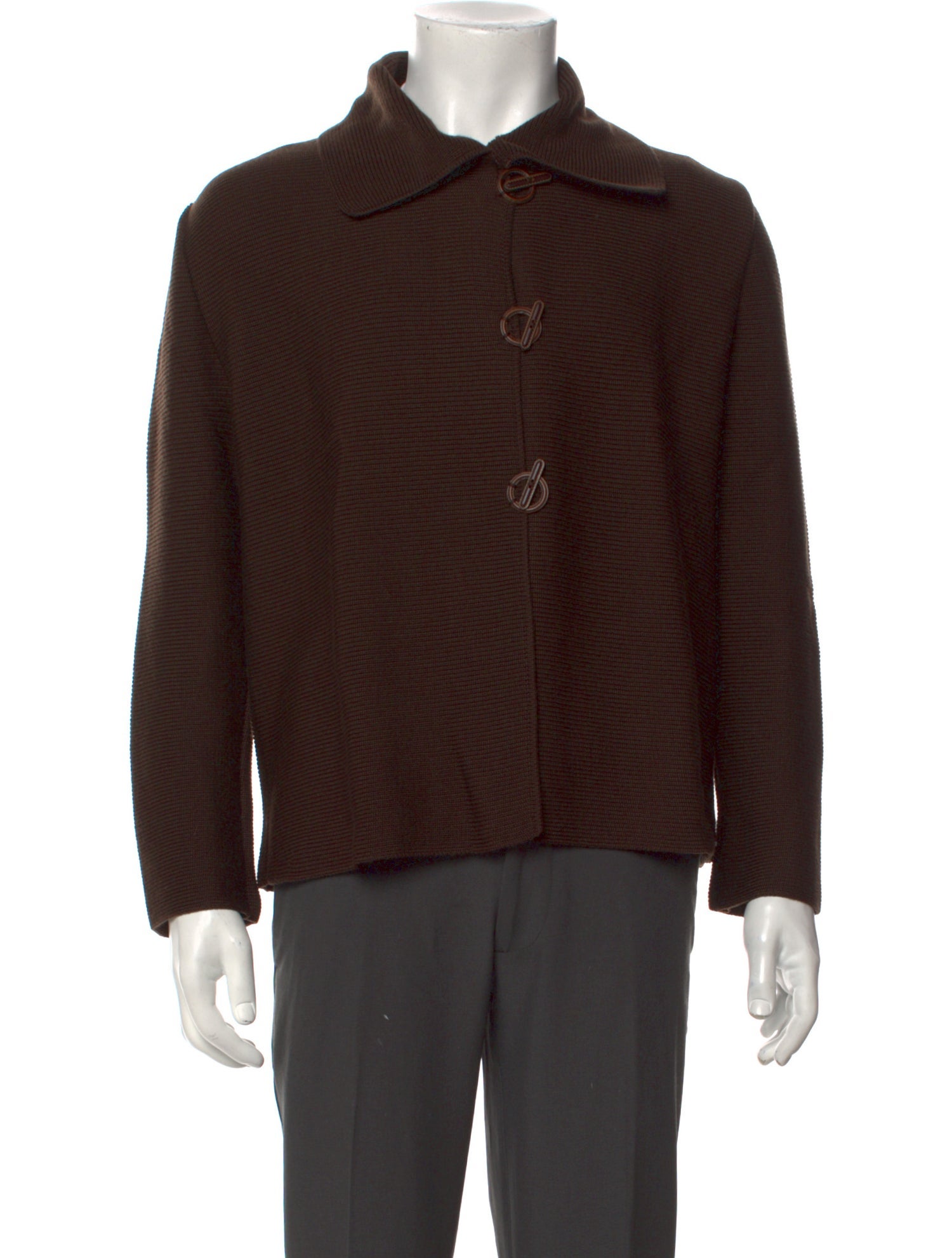 Saint James Wool Mock Neck Polo Sweater w/ Tags