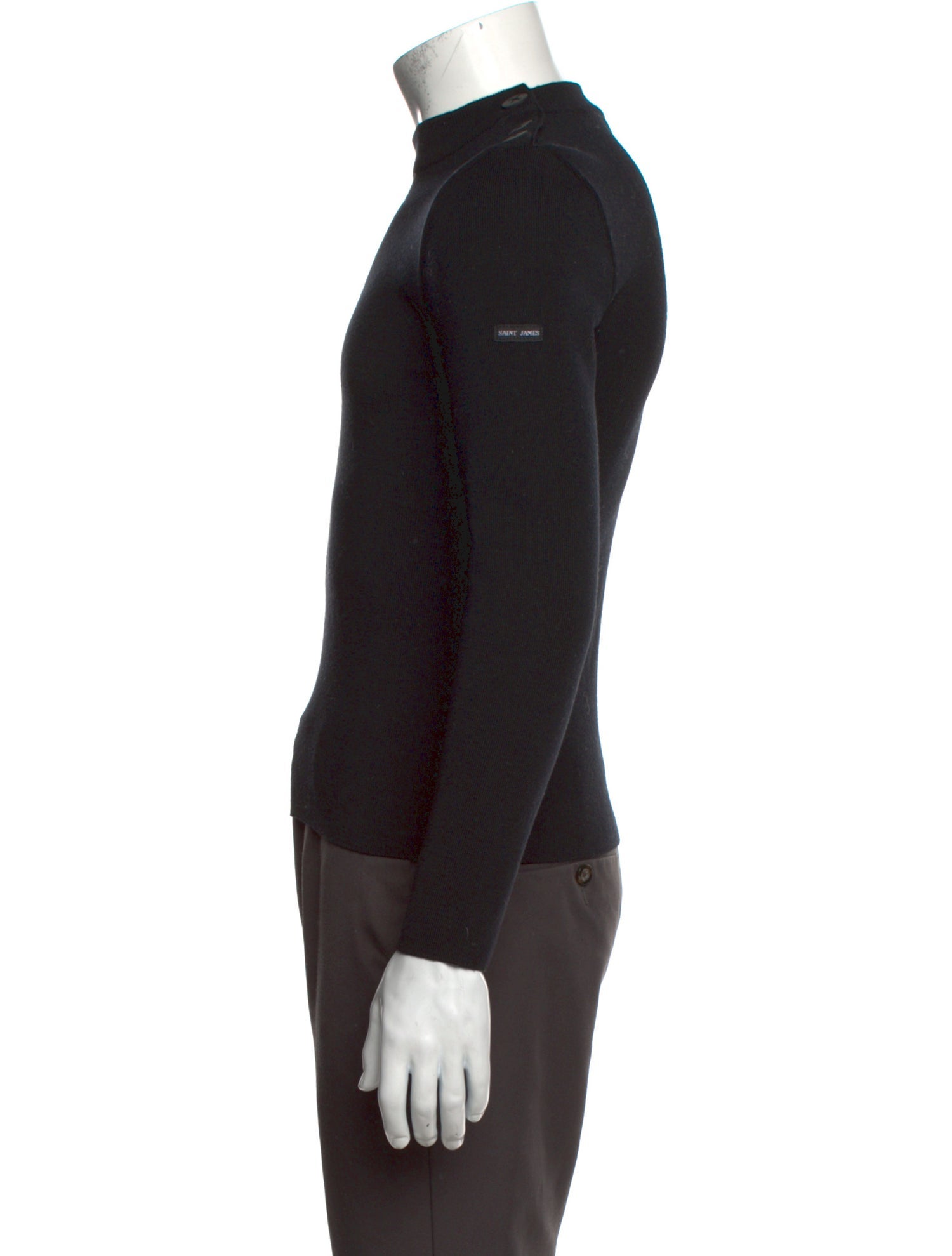 Saint James Wool Mock Neck Pullover w/ Tags