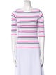 Saint James Striped Bateau Neckline T-Shirt