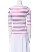 Saint James Striped Bateau Neckline T-Shirt