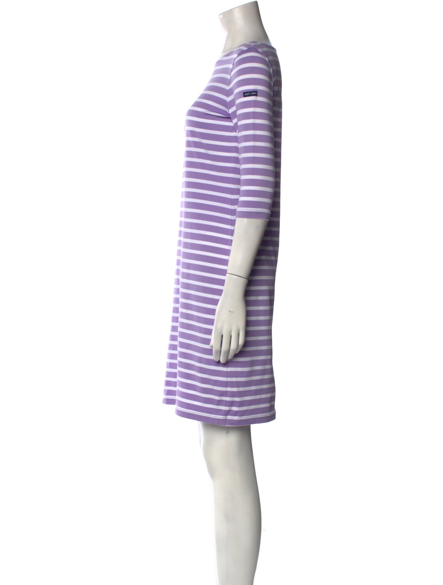 Saint James Striped Mini Dress