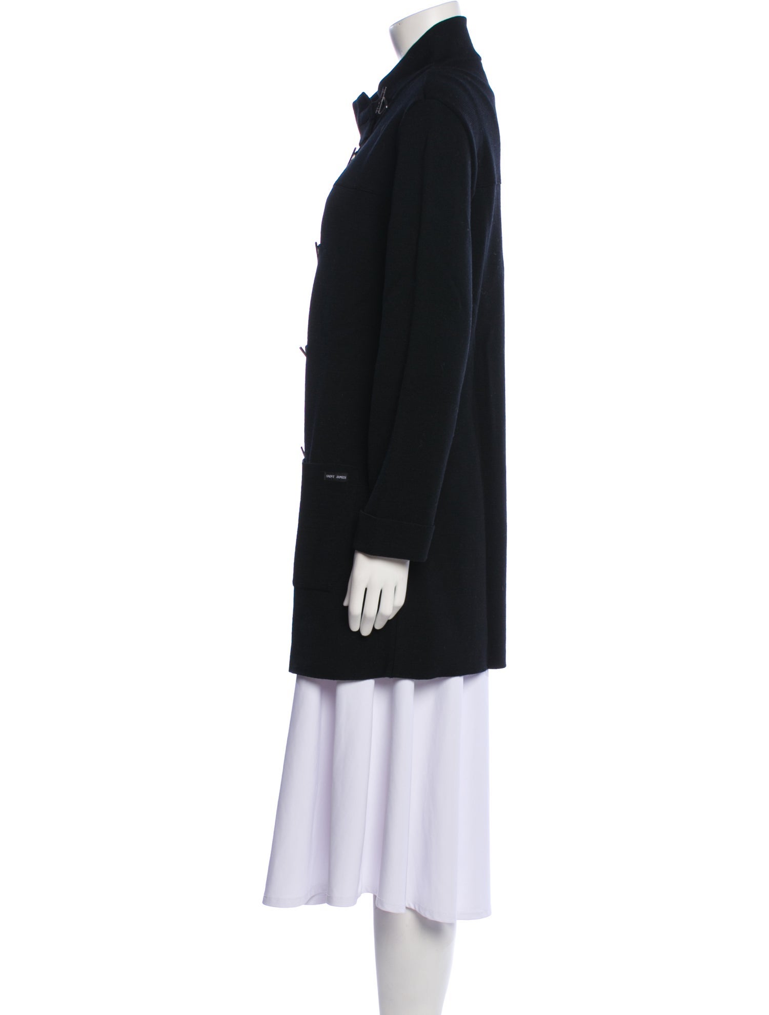 Saint James Wool Mock Neck Sweater