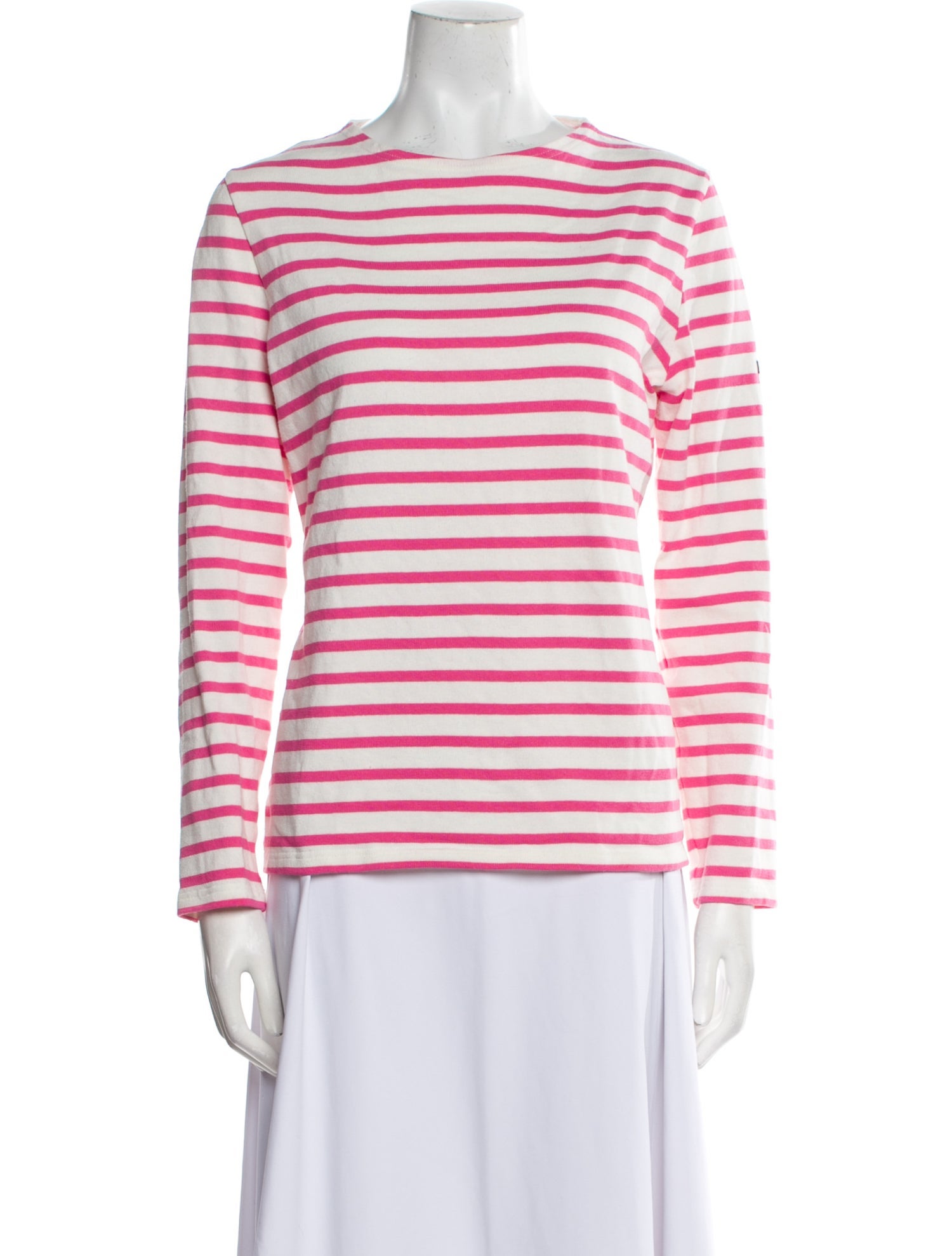 Saint James Striped Crew Neck Sweater