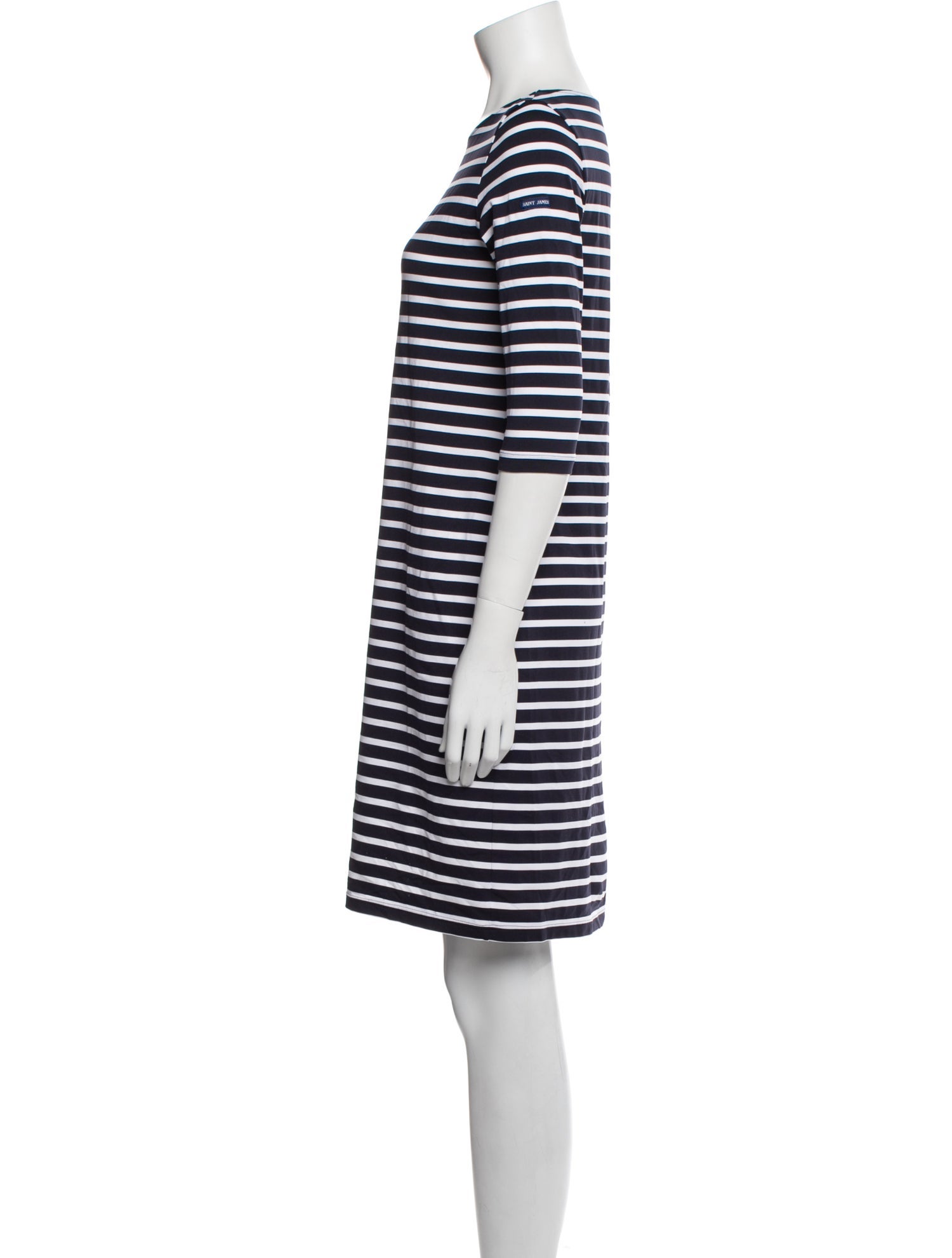 Saint James Striped Mini Dress